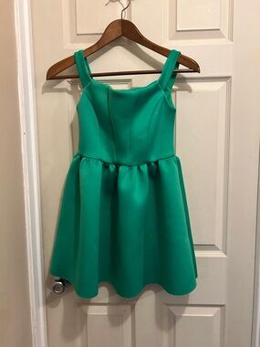 ASOS  Design Green Mini off the shoulder dress - size 6